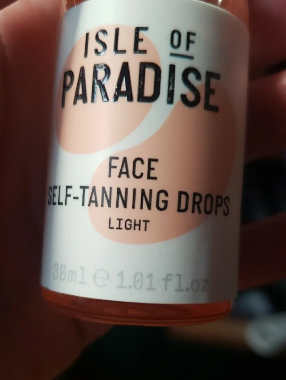 Isle of Paradise Face Self-Tanning Drops - Peach / White